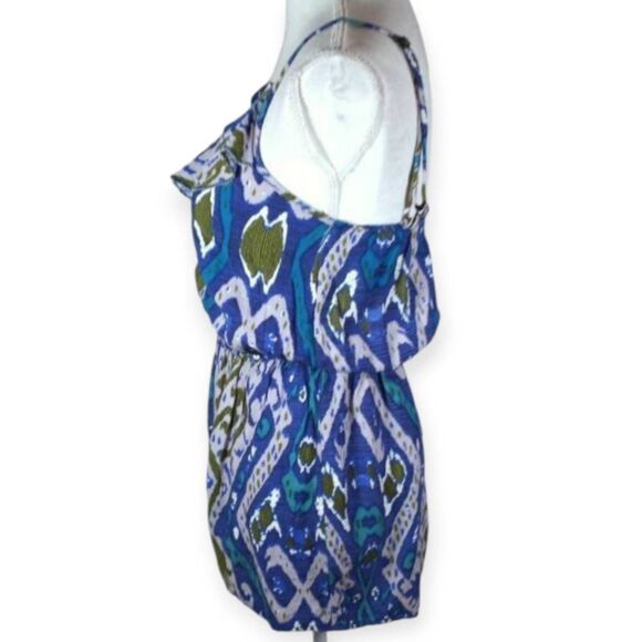 WETSEAL BLUE, GREEN, & WHITE ROMPER SZ.L EUC. - Picture 2 of 5